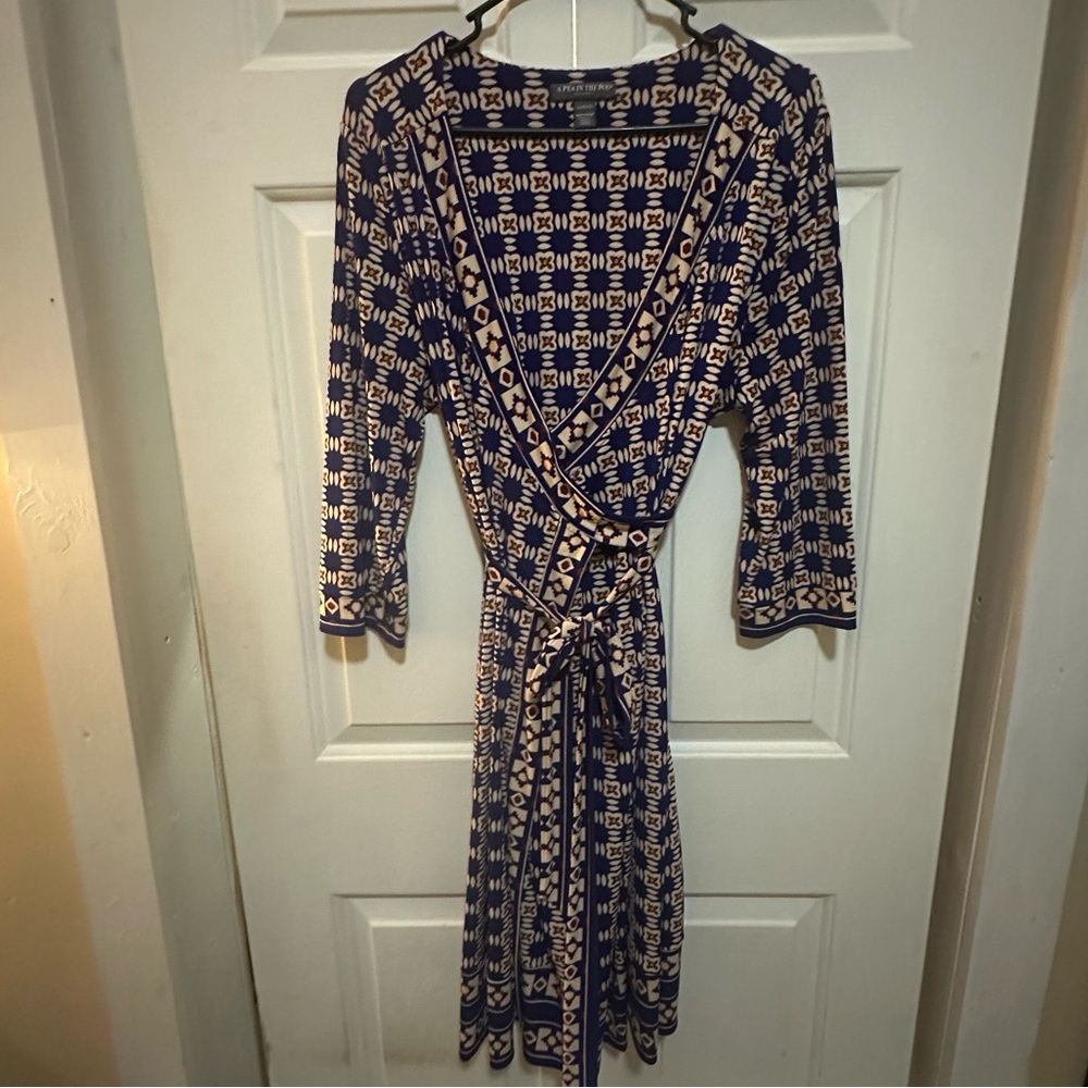 A Pea in the Pod Maternity wrap dress
